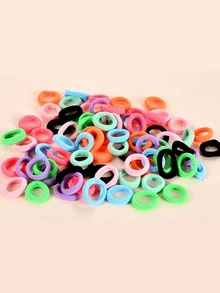 儿童套圈游戏幼儿园竞技弹力绳颜色识别思维逻辑训练亲子互动益智玩具 - 杏色 - 查看 2