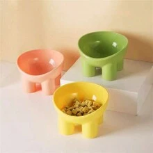 Bát ăn cho thú cưng chống tràn, bảo vệ cổ, thích hợp cho mèo, chó Teddy, bát đựng thức ăn và nước cho chó mèo - Nhiều màu - Xem 1