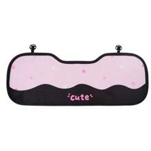 可爱卡通汽车座椅垫，毛绒加厚冬季保暖防护汽车座椅套 - 黑色 - 查看 17