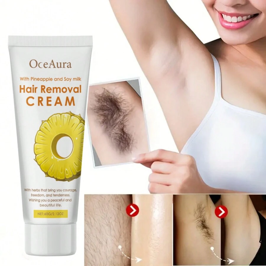 1 件大豆脱毛膏温和无刺激，适合全身使用。它能滋润、滋养并温和清洁皮肤。（2.12 盎司）