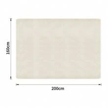 Tappetino in poliestere, 160*200 cm, a pelo corto - lavabile - TAPPETO PROTEZIONE PAVIMENTO