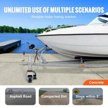 VEVOR 5000lbs Electric Trailer Dolly 12V Trailer Jockey Wheel With 22 Ft/Min Speed & Adjustable Height For Moving Caravan Boat