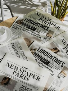 Set de 2 fondos de fotografía comercial con motivos de periódicos en inglés, accesorios decorativos para fotografía callejera y estilo "Ins", perfectos para decorar habitaciones y dormitorios, decoración de otoño