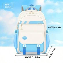 6-12-16 Years Old Girls' New Backpack, Cute & Lightweight Double Shoulder Bag For Elementary School Students Grade 1-6-9, Large Capacity, Multi-Color - Grades 1-6 - View 16