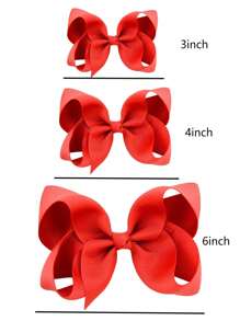 20pcs Girls Bubble Flower & Bow Hair Clips, Multi-Size & Colors, Versatile Cute & Adorable, Suitable For Kids