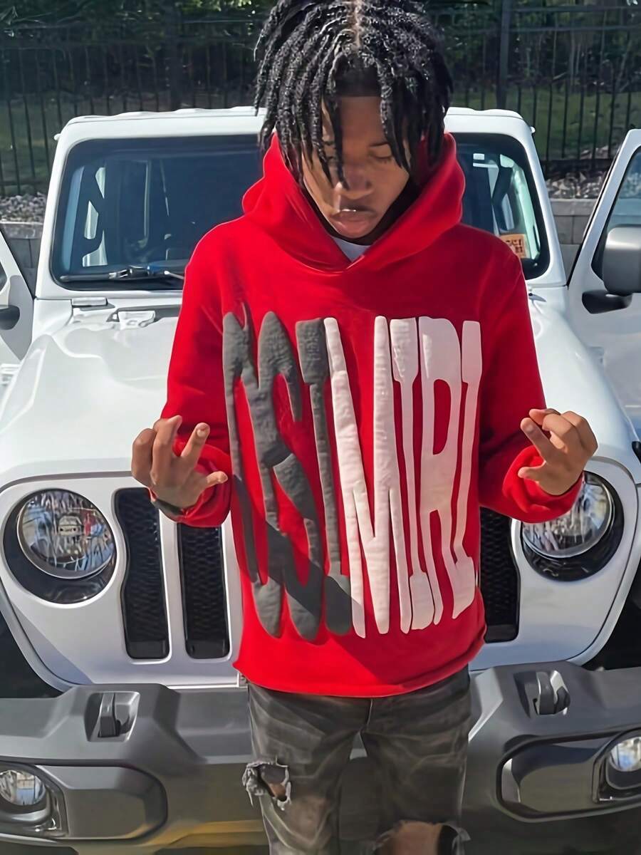 Letter Print Hoodie Pullover Sweatshirt Harajuku Star Jacket Streetwear ...
