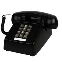 Teléfono fijo vintage mecánico, teléfono fijo retro europeo antiguo para el hogar