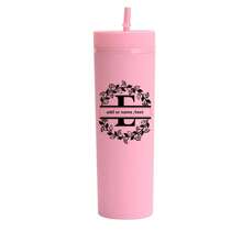 1pc Customized Name Initials A-Z Printed 16oz Plastic Water Bottle, 3 Color Options, Customized Name Tumbler Cup For Beverages, Flat Bottom Milk/Coffee Mug, Travel Accessory, Festival/Wedding Party Gift