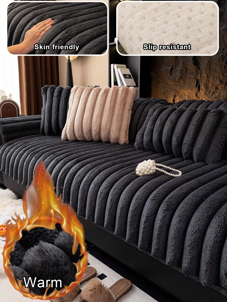 1 pezzo Cuscino per divano in tessuto vellutato di colore solido e minimalista, lavabile e antiscivolo, adatto per ufficio, camera da letto, soggiorno e altre occasioni, tutto l'anno