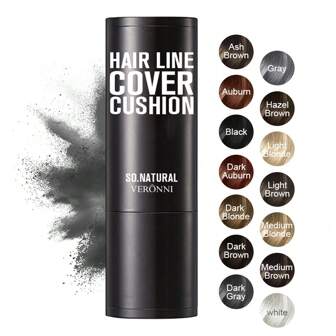 VERONNI 发际线轮廓粉棒，发际线阴影粉头发蓬松粉轮廓发际线填充前额发际线，临时发际线粉棒适用于稀疏头发