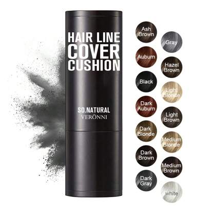 VERONNI 发际线轮廓粉棒，发际线阴影粉头发蓬松粉轮廓发际线填充前额发际线，临时发际线粉棒适用于稀疏头发