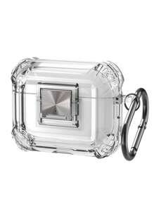 苹果极简主义保护壳 兼容 AirPods 兼容 Airpods1/2 AirPods Pro - 無色 - 查看 28