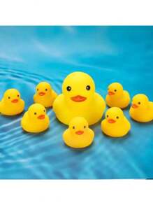 Set de 6 patos de baño para la piscina, juguetes de agua para el baño - Multicolor - Ver 1