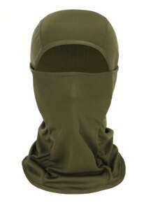 1 pieza Pasamontañas a prueba de viento con máscara térmica, cuello de esquí y ciclismo tipo gorro para hombres