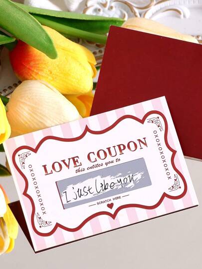 10 pezzi/20 pezzi Buoni omaggio da grattare per l'amore, Buoni San Valentino fai da te per l'amore, Idee di appuntamenti di coppia grattabili romantiche fai da te, Carte per la notte, Idea regalo per moglie/marito, Anniversario di matrimonio, Carta per gli auguri della festa della mamma