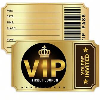 12 Stück (6 Karten + 6 Umschläge) beidseitig bedruckte Geburtstags-Partyeinladungen mit Umschlägen, VIP-Filmparty-Einladungen, Baby-Shower-Einladungen, Geschenkartikel (Gold & Rosé-Rot), geeignet für Party-, Hochzeits-, Feiertagseinladungen & Zusammenkünfte