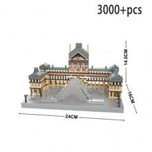 France Pride: Paris Eiffel Tower Micro Mini Building Blocks 3 Size Choice Adult Architecture Puzzle Toy Kit Assemble Brick Gift - Shape - View 11