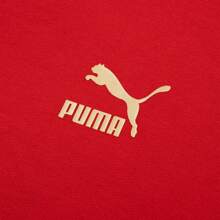 Puma CLASSICS GS Crew TR Gold Logo Men's Sweater Sportswear Outdoor Fashion Comfortable Casual Sweater 625825-11