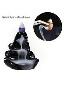 120/180pcs Assorted Scented Backflow Incense Cones, Natural Waterfall Incense Sticks For Home, Meditation, Reading, Yoga, Lavender, Sandalwood, Jasmine And Other Mixed Fragrance Options (Incense Holder Not Included) Rama Rama