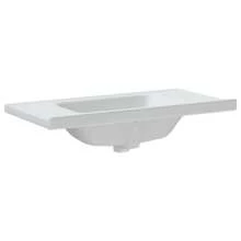 Elegantes weißes rechteckiges Keramikwaschbecken 915 x 480 x 195 mm für Badezimmerwaschbecken