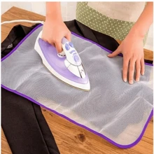1pc Polyester Net Thermal Ironing Pad, Non-Slip Ironing Mat, Creative Household Heat Resistant Iron Mesh Pad (Random Color)
