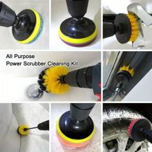 12-Piece Electric Drill Brush Head Set Floor Wall Cleaning And Polishing Car Cleaning Brush Floor Wall Cleaning And Polishing - 12 cái - Xem 6