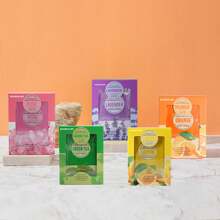 KOURUILIFE 8 包/套足浴泻盐套装薰衣草泡泡盐、足霜、足部磨砂膏、糖磨砂乳液足浴盒装 4 步水疗修脚套装按摩干足老茧去除剂圣诞礼物 - 彩色 - 查看 7