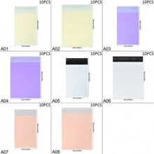 10Pcs Courier Mailer Bag Self-Seal Mailbag Plastic Poly Mailing Envelope Postal Pouch Shipping Bag Envelopes Pakaging - Multicolor - View 4
