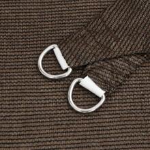 High Quality Brown Sunshade Sail 160g/M2 Durable HDPE Fabric 5x6x6m Outdoor Canopy - Brown - View 5