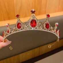 1 pieza Aro para el cabello de corona elegante y de moda, adecuado para ocasiones de actuación y cumpleaños