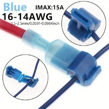 40pcs (20set) Fast Electrical Connector Curly Terminal Fast Lead Terminal Connector Connector Connector Insulation Negative Terminal - Multicolor - View 5