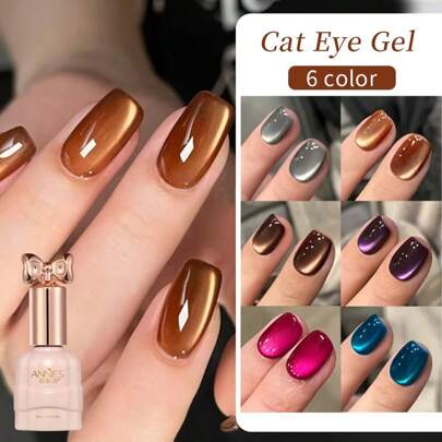 annies 8PCS/Set 7ML Colorful Reflective Gel Nail Polish Glitter Nails Sparkling Flash Golden Silvery Gel Polish Semi Permanent Varnish Soak Off UV Gel Nail UuppliesChristmas