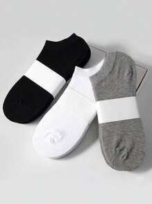3雙素色短襪 - 彩色 - 查看 2