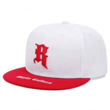 1pc Unisex Fashionable Gothic Letter Embroidery Adjustable Baseball Cap, Outdoor Sun Protection Casual Hat For Lovers, Spring/Summer/Autumn/Winter