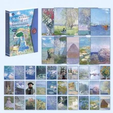 Vintage "Poetry Of All Things" Scrapbooking Paper, DIY Collage Journal Person Element Background Paper, Decorative Material Back To School - Many - View 14