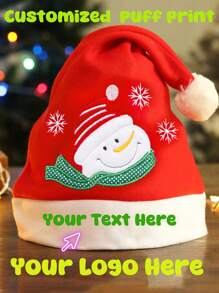 [Tùy chỉnh] Tùy chỉnh một chiếc mũ Giáng sinh độc quyền cho trẻ em để tăng thêm không khí lễ hội của Giáng sinh và thêm niềm vui. Chiếc mũ Giáng sinh được cá nhân hóa này có thể được trang trí bằng các họa tiết dễ thương hoặc tên của trẻ. Nó sẽ khiến những đứa trẻ cảm thấy đặc biệt hơn trong mùa lễ. Cho dù đó là cho một bữa tiệc Giáng sinh hay một buổi họp mặt gia đình, chiếc mũ Giáng sinh tùy chỉnh này chắc chắn sẽ mang lại nụ cười và sự ấm áp. - A - Xem 10
