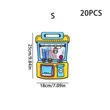 20pcs Portable Small Gift Bags, Cartoon Claw Machine Candy Snack Bags With Transparent Window, Snack Gift Bags For Easter, Wedding, Birthday, Christmas Party Favors, For Mother's Day , Bridesmaid Gifts , Gratuation Gifts , Birthday Gifts,Wedding Gifts,Birthday,Bride,Wedding