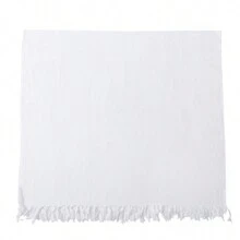 Men's Solid Color Fringed Prayer Shawl