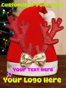 [Tùy chỉnh] Tùy chỉnh một chiếc mũ Giáng sinh độc quyền cho trẻ em để tăng thêm không khí lễ hội của Giáng sinh và thêm niềm vui. Chiếc mũ Giáng sinh được cá nhân hóa này có thể được trang trí bằng các họa tiết dễ thương hoặc tên của trẻ. Nó sẽ khiến những đứa trẻ cảm thấy đặc biệt hơn trong mùa lễ. Cho dù đó là cho một bữa tiệc Giáng sinh hay một buổi họp mặt gia đình, chiếc mũ Giáng sinh tùy chỉnh này chắc chắn sẽ mang lại nụ cười và sự ấm áp. - A - Xem 6