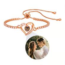 Projection Bracelet Custom Photo Bracelet Christmas Gift Bracelet Adjustable Length Boutique Bracelet Girlfriend Mother Christmas Gift