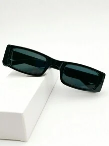 1 chiếc kính trang trí thời trang cổ điển hình chữ nhật hẹp, chất liệu PC, nhẹ và di động, thích hợp cho các sự kiện ngoài trời và buổi hòa nhạc - hình chữ nhật - Xem 6