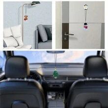 1 pezzo Decorazione auto carina, Ornamento natalizio da appendere per auto, Charm auto kawaii, Decorazioni natalizie per la casa, L'idea regalo migliore per i tuoi amici