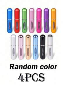 5-1 件便携式迷你香水雾化器瓶、5ml 可再填充香水空瓶、旅行香水补充瓶、迷你喷雾瓶、口袋香水瓶、浴室旅行香水收纳盒、香水泵盒、雾化器、香水、便携式旅行空香水容器，适用于婚礼、纪念品、客厅、家庭、卧室、浴室、家居装饰、旅行用品、婚礼、派对、生日、男士礼物、爸爸、妈妈、朋友、新年、配饰、趣味礼物 - 彩色 - 查看 14