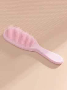 1 pieza Peine con cojín de aire de primavera, desmontable, con función de masaje del cabelludo, funciona tanto en seco como en húmedo para desenredar el cabello y evitar nudos, compacto y conveniente, útiles para volver a la escuela