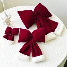 1 个天鹅绒蝴蝶结 [随机尺寸：S、M、L 带 1 根绳子] 蝴蝶结圣诞装饰、悬挂圣诞树装饰、室内室外圣诞派对家居装饰礼物、圣诞花环装饰、圣诞礼物、圣诞快乐、圣诞树装饰适用于家庭墙壁窗户门廊室内室外装饰、红色浆果蝴蝶结室内壁挂装饰蝴蝶结 - 彩色 - 查看 12