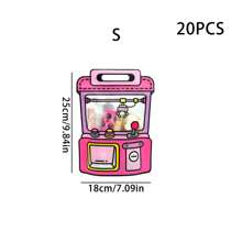 20pcs Portable Small Gift Bags, Cartoon Claw Machine Candy Snack Bags With Transparent Window, Snack Gift Bags For Easter, Wedding, Birthday, Christmas Party Favors, For Mother's Day , Bridesmaid Gifts , Gratuation Gifts , Birthday Gifts,Wedding Gifts,Birthday,Bride,Wedding