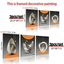 3-delige set wanddecoraties voor woonkamer en slaapkamer, woondecoratie, nieuwjaarscadeaus voor haar/hem, canvasprints zonder lijst, posters voor de kamer, maximalistische wanddecoratie, esthetische kamerdecoratie, spullen voor kamerdecoratie, woonkamer, slaapkamer, kantoordecoratie