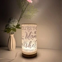 简约 LED 暖光纯色布艺灯罩台灯、床头灯、USB 供电 - 为卧室增添温馨氛围，是送给家人的绝佳礼物