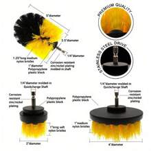 12-Piece Electric Drill Brush Head Set Floor Wall Cleaning And Polishing Car Cleaning Brush Floor Wall Cleaning And Polishing - 12 cái - Xem 7