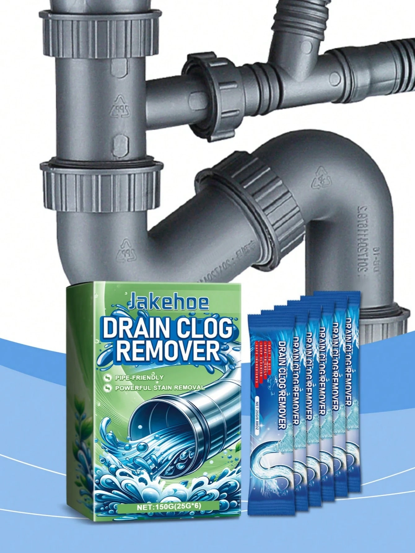Drain Dredging Cleaning Powder Kitchen And Bathroom Drain Pipe Cleaning, Stain Removal And ...